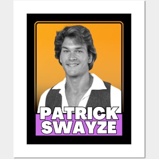 Patrick swayze (retro) Posters and Art